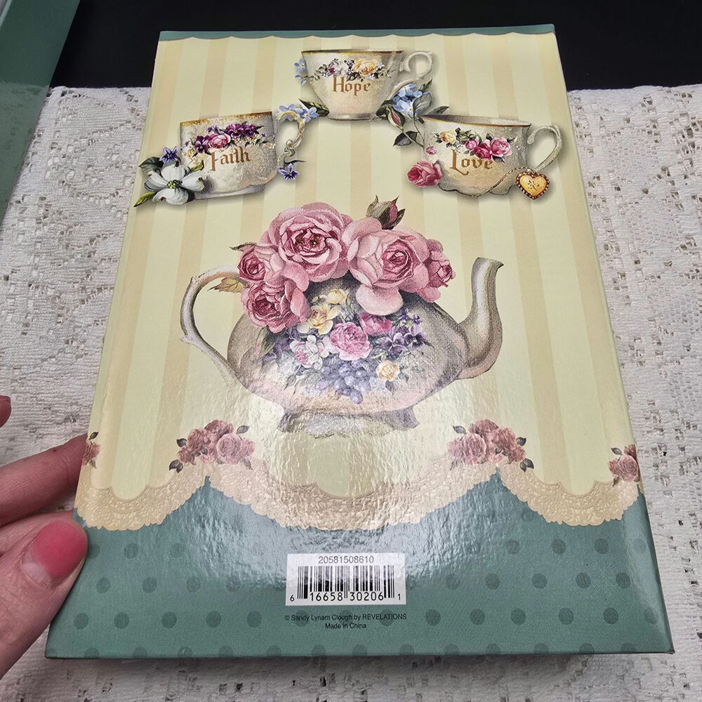 Vintage Sandy Lynam Clough Recipe Book New with Box Faith Hope Love Kitchen - Picture 6 of 12